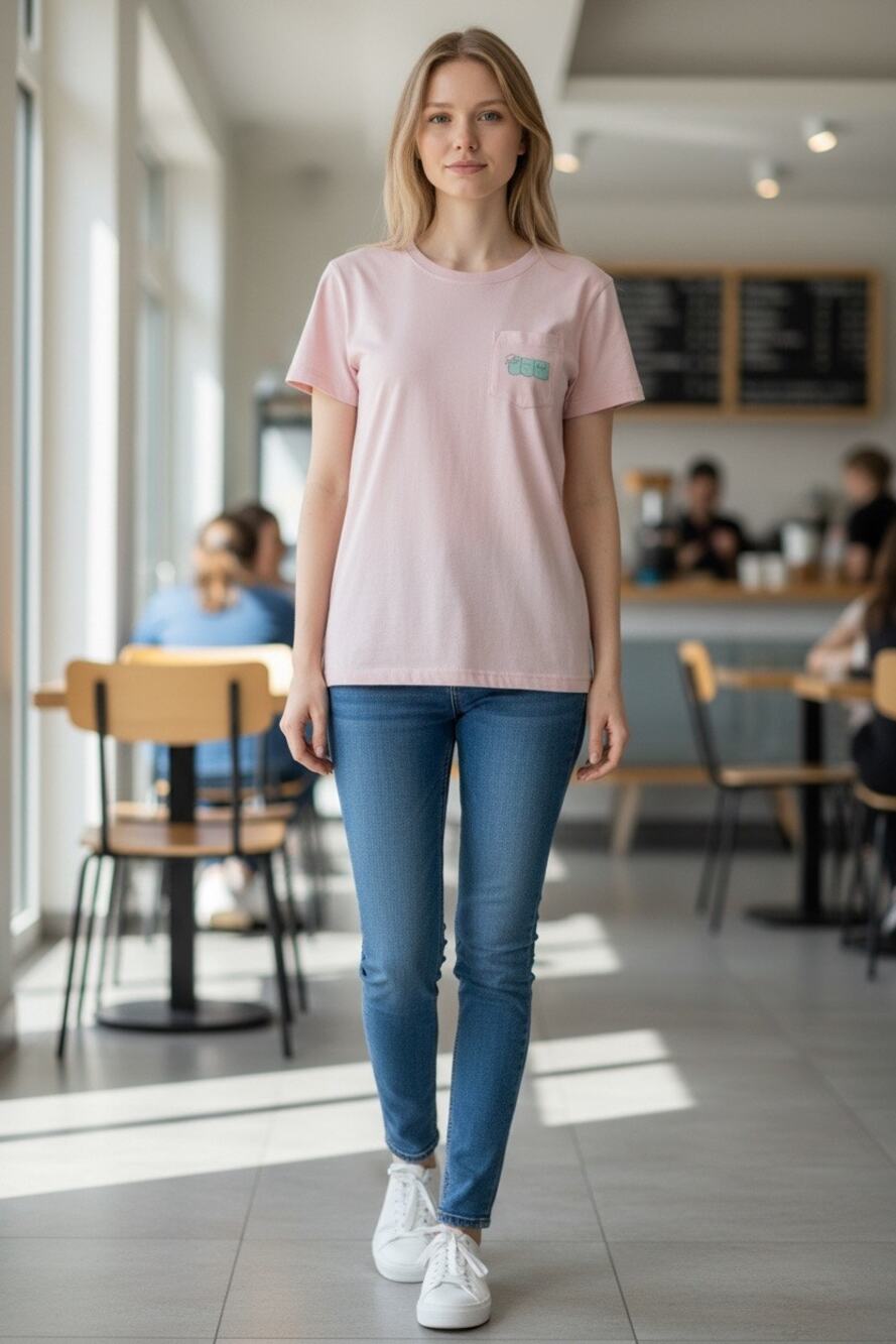 Southern Shirt Youth Medium Pink Graphic Pocket Tee It Feels So Good T Shirt
